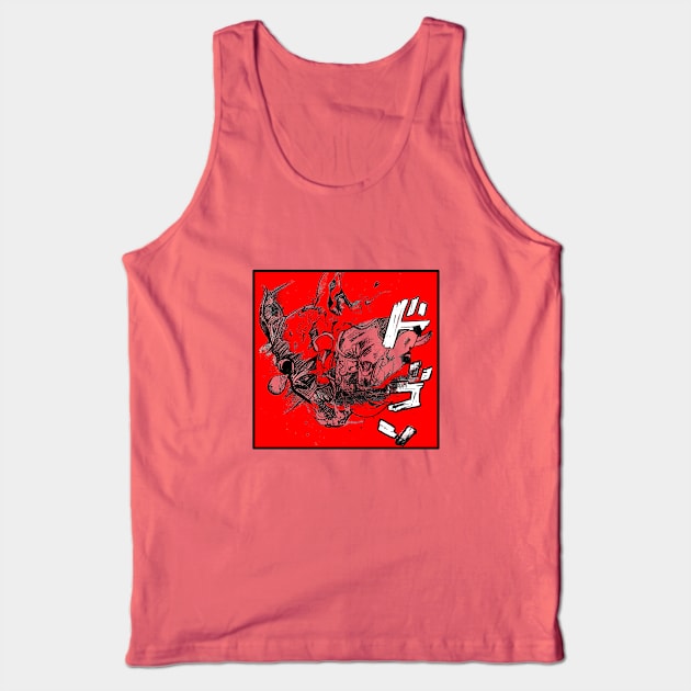 ZombiePunch Tank Top by Koffincandy